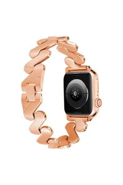 zore Watch 38mm Kordon Uyumlu KRD-80 Metal Strap Kayış TQR- Gümüş - 7