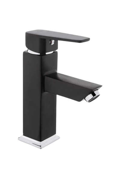 ESORA Siyah Kare Sabit Aç Kapa Lavabo Bataryası ürün görseli 1