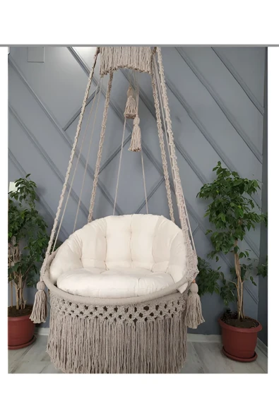 ERVA Makrome Salıncak Minderi (SADECE MİNDER SATILIK) ürün görseli 1