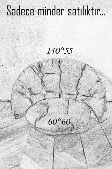 ERVA Makrome Salıncak Minderi (SADECE MİNDER SATILIK) - Resim 3