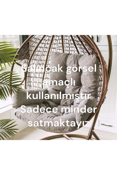 elegant concept Armut Salıncak Ve Bahçe Balkon Minderi "tek Kişilik" (SALINCAK GÖRSEL AMAÇLI KULLANILMIŞTIR) - 3