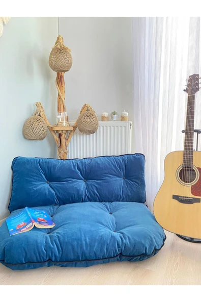 MÇ HOME Palet Minderi Yer Minderi 2 'li Takım Puf Minder - Resim 2