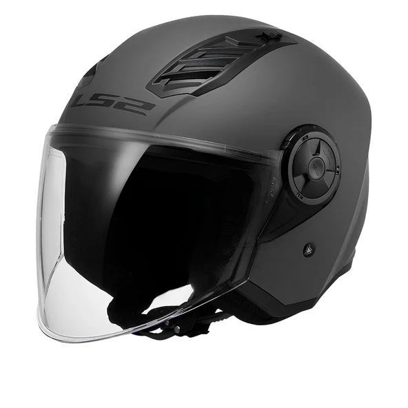 LS2 AIRFLOW 2 MAT TITANIUM KASK - S