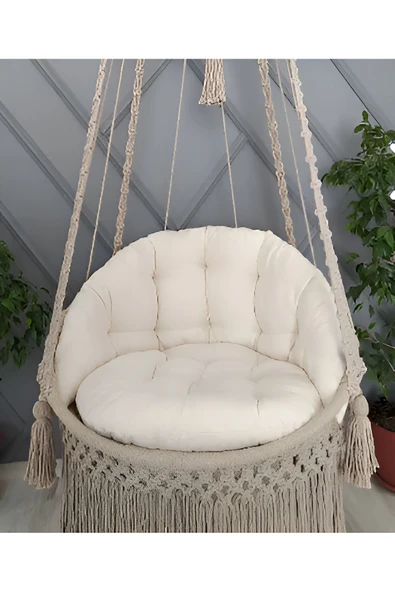 ERVA Makrome Salıncak Minderi (SADECE MİNDER SATILIK) - Resim 2