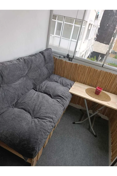 RMS CONCEPT İç Mekan Palet Minderi Seti Takımı 120x80 Alt / 120x40 Sırt - 3