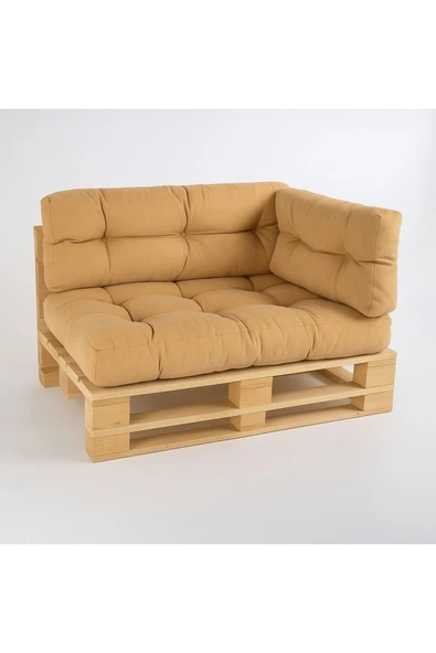 beyzima 120x80 Palet Minder Seti Bahçe Mobilyası Bahçe Minderi İç Mekan Yer Minderi ürün görseli 1