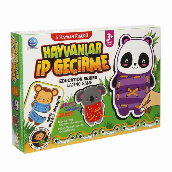 OYUN HAYVANLAR İP GEÇİRME 5FGR - Resim 4