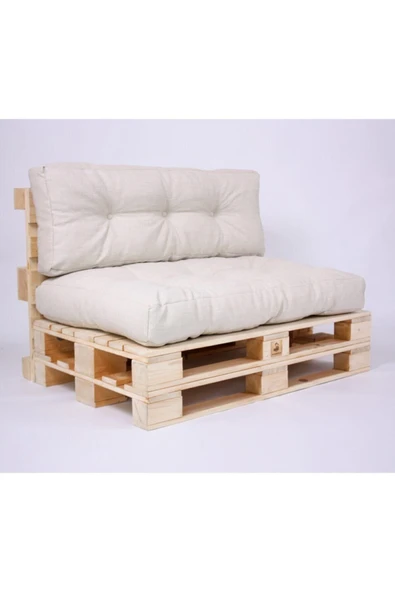 Minder Butik Palet Minderi Krem ürün görseli 1