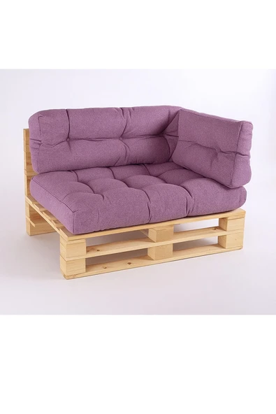 beyzima 120x80 Palet Minder Seti Bahçe Mobilyası Bahçe Minderi İç Mekan Yer Minderi ürün görseli