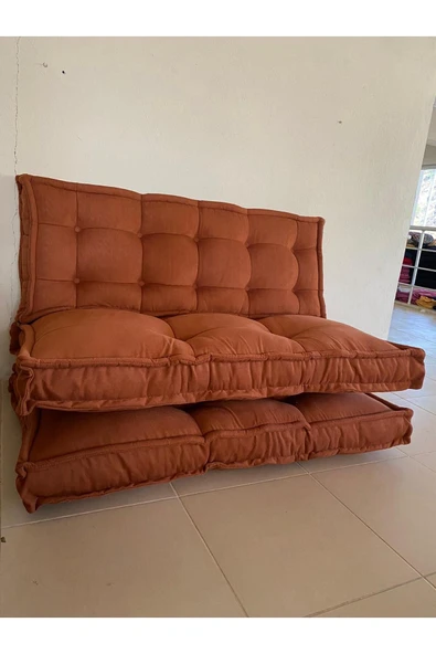 FABRİCAHOME Kombo Berlin 5 Oturma Minderi Yer Minderi Açılabilir Minder Katlanır Yatak - 2