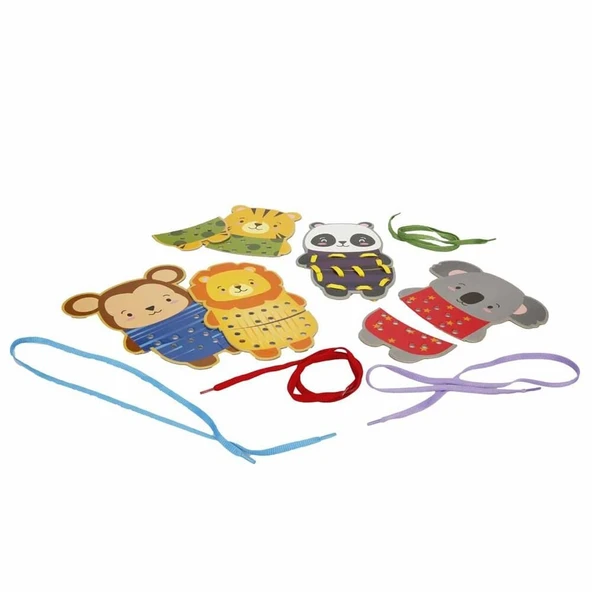 OYUN HAYVANLAR İP GEÇİRME 5FGR - Resim 2