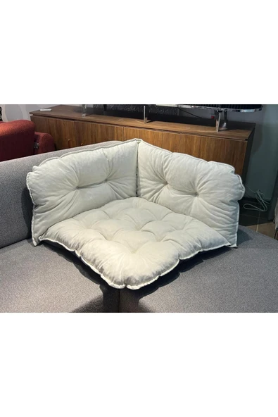 beyzima Yer Minderi Çift Taraflı Köşe Minder - Resim 2