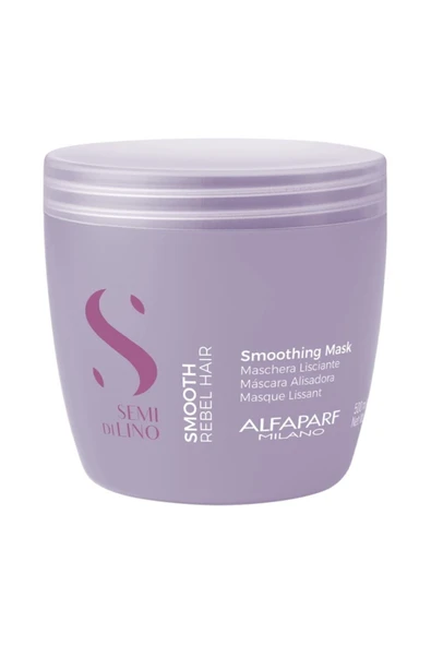 ALFAPARF Lüks Semi Di Lino Smooth Smoothing Pürüzsüzleştirici Maske 500 ml Sülfat Free ürün görseli 1