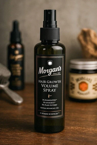 MORGAN'S POMADE Hair Growth Volume Spray - Dökülme Karşıtı Yenileyici Sprey 120 ml - Resim 2