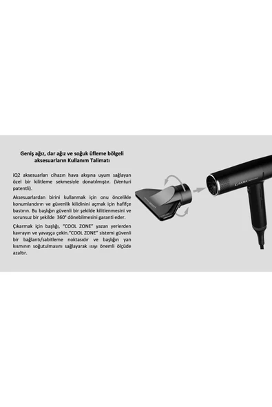 GAMA Profesional IQ Perfetto 2 Yeni Nesil Fön Makinesi - Resim 2