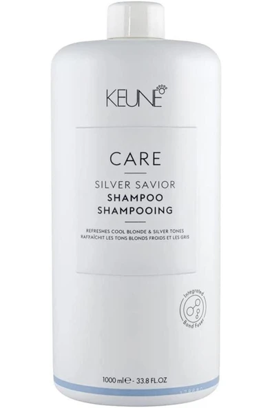 KEUNE Care Silver Savior Shampoo Sıcak Tonları Nötralize Eder 1000 ml ürün görseli 1