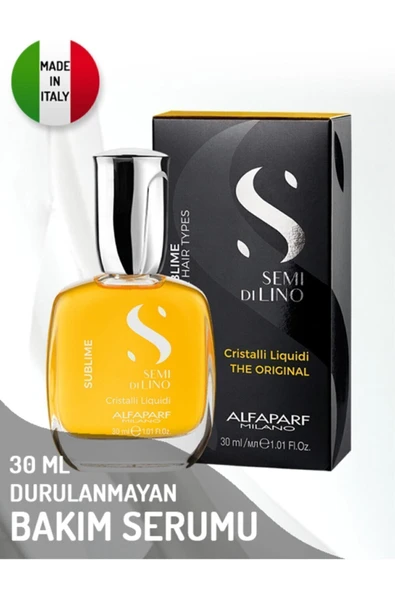 ALFAPARF SDL Sublime Cristalli Liquidi Durulanmayan Bakım Serumu 30 ml - Resim 2