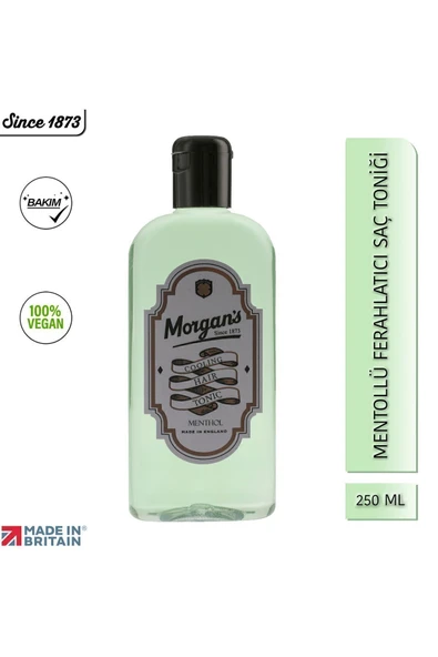 MORGAN'S POMADE Morgan's Menthol Cooling Hair Tonic - Mentollü Ferahlatıcı Saç Toniği 250 ml - Resim 5