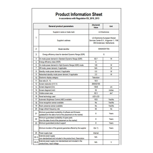 LG  55NANO81T 55'' 139 Ekran Uydu Alıcılı 4K Ultra HD webOS LED TV - Resim 5