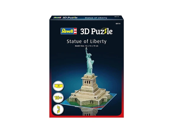 Revell 3D Puzzle Özgürlük Heykeli - Resim 2