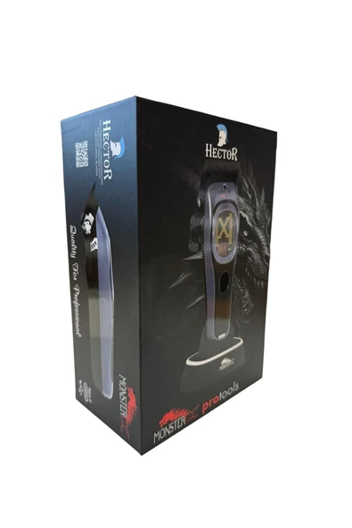 HECTOR Monster X Professional Tıraş Makinesi Füme - Resim 6