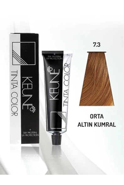 KEUNE Tinta Color Saç Boyası 60 ml No - 7.3 Orta Kumral Dore - 2