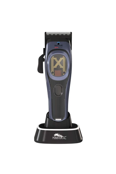 HECTOR Monster X Professional Tıraş Makinesi Füme - Resim 2