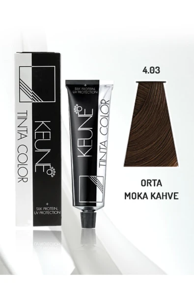 KEUNE Tinta Color Saç Boyası 60 ml No - 4.03 Orta Moka Kahve ürün görseli 1