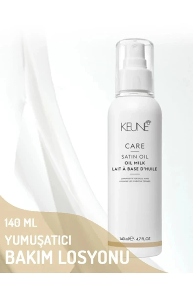 KEUNE Care Satin Oil Milk Tüm Saç Tipleri İçin Kabarmayı Önleyen Saç Maskesi 140 ml ürün görseli 1