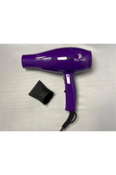 HECTOR Profesyonel Fön Makinesi 3500 Turbo 2400 Watt - Mor ürün görseli 1
