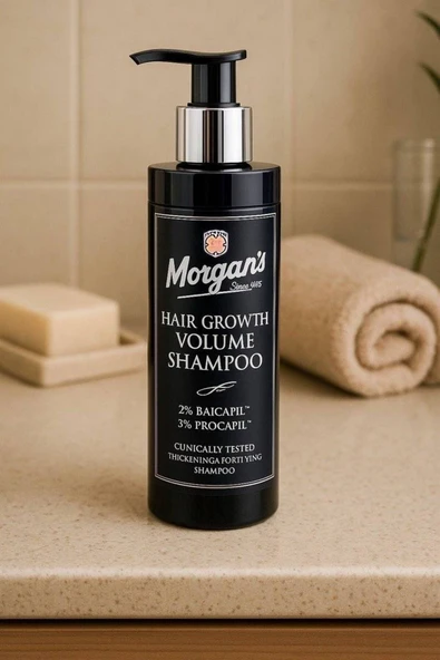 MORGAN'S POMADE Hair Growth Volume Shampoo - Dökülme Karşıtı Yenileyici Şampuanı 250 ml - Resim 2