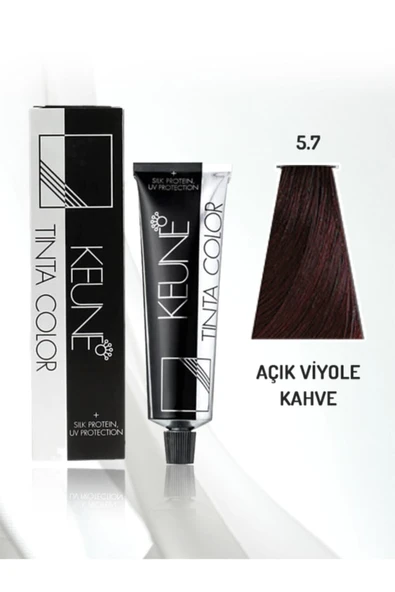 KEUNE Tinta Color Saç Boyası 60 ml No - 5.7 Açık Kahve Viyole ürün görseli 1