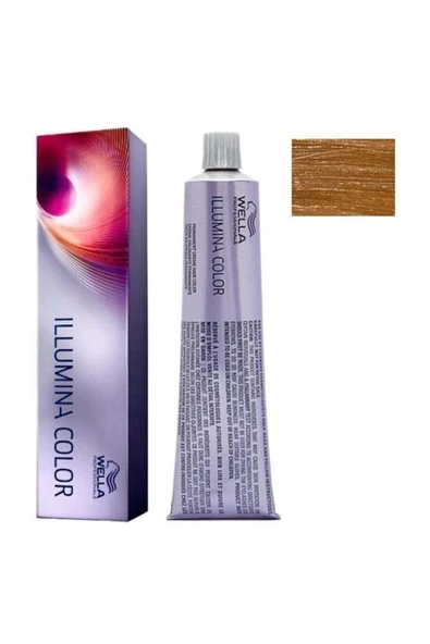 WELLA Illumina 8/05 Açık Kumral Hafif Mohagani Saç Boyası 60 ml ürün görseli 1