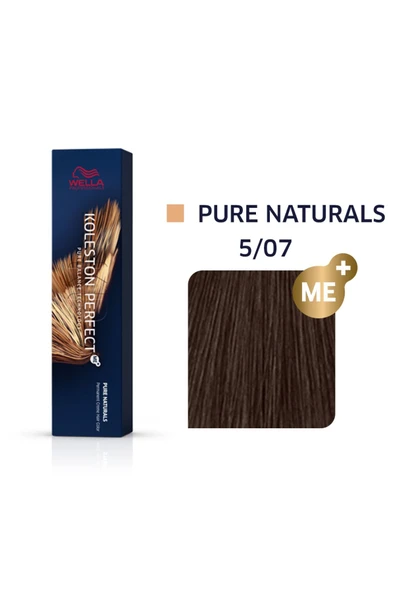 WELLA Koleston Perfect Me 5/07 Pure Naturals Kalıcı Saç Boyası 60 ml ürün görseli 1