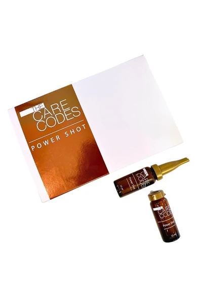 THE CARE CODES Yoğun Parlaklık ve Bakım İçin Power Shot Saç Bakım Kürü 12X15 ml - Resim 3
