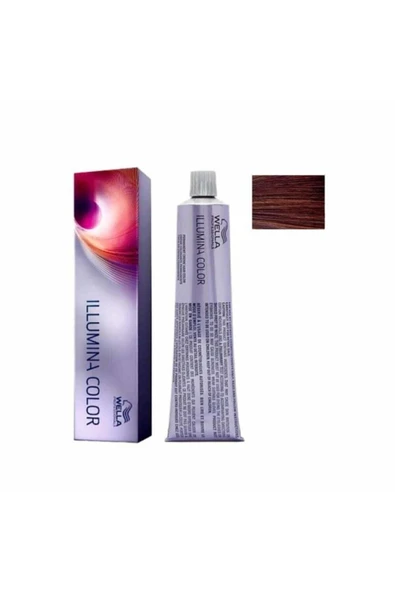 WELLA Illumina 5/35 Açık Altın Mahagoni Kahve Süper Saç Boyası 60 ml ürün görseli 1