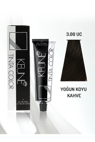 KEUNE Tinta Color Saç Boyası 60ml No - 3.00 UC Koyu Kahve - Resim 2