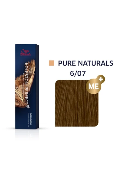 WELLA Koleston Perfect Me 6/07 Pure Naturals Kalıcı Saç Boyası 60 ml ürün görseli 1