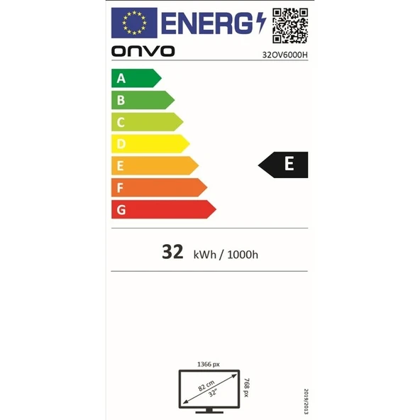 Onvo  32OV6000H 32" 81 Ekran Uydu Alıcılı HD Ready Smart LED TV - Resim 4