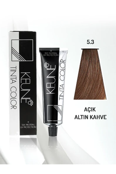 KEUNE Tinta Color Saç Boyası 60 ml No - 5.3 - Açık Altın Kahve (Oksidansız) ürün görseli 1