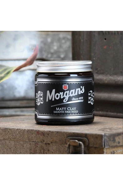 MORGAN'S POMADE Morgan's Matt Clay Smooth Firm Hold - Güçlü Tutuş Sağlayan Şekillendirici Kil 120 ml - Resim 3