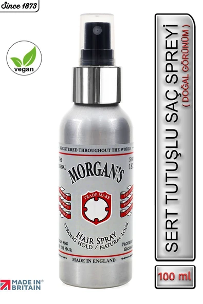 MORGAN'S POMADE Morgan's Strong Hold Spray - Güçlü Tutuşlu Doğal Görünümlü Saç Spreyi 100 ml ürün görseli 1