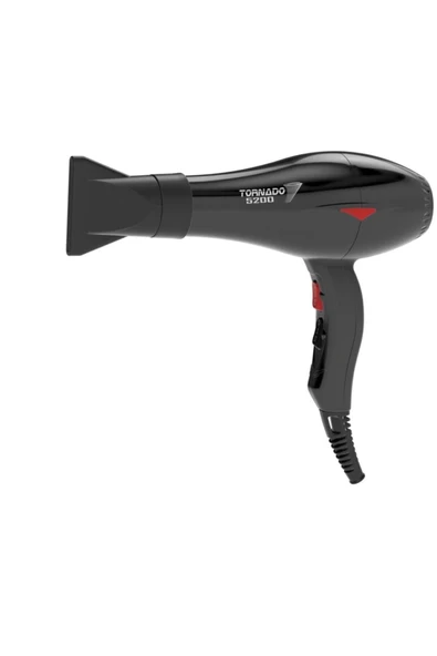 HECTOR Tornado 5200 Turbo Fön Makinesi 2400 Watt - Siyah - Resim 4