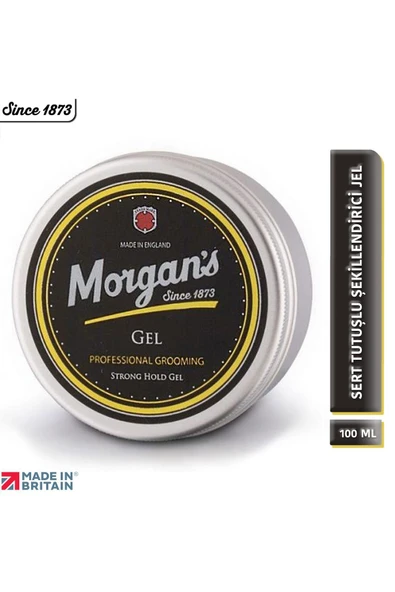 MORGAN'S POMADE Strong Hold Gel - Yüksek Tutuşlu Şekillendirici Jel 100 ml - Resim 3