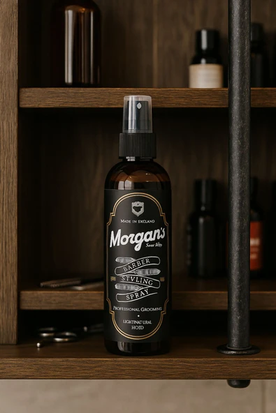 MORGAN'S POMADE Morgan's Barber Styling Spray - Hafif Ve Doğal Tutuşlu Sprey 200 ml - Resim 4