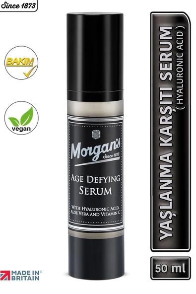 MORGAN'S POMADE Age Defying Serum - Yaşlanma Karşıtı Nemlendirici Cilt Bakım Serumu 50ml ürün görseli 1