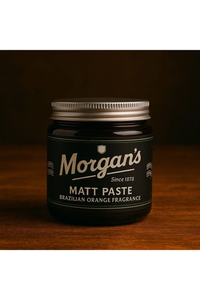 MORGAN'S POMADE Morgan's Matt Paste Brazilian Orange - Mat Görünümlü Orta Tutuşlu Saç Şekillendirme Kremi 120 ml - Resim 4
