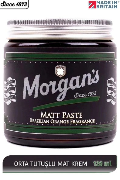 MORGAN'S POMADE Morgan's Matt Paste Brazilian Orange - Mat Görünümlü Orta Tutuşlu Saç Şekillendirme Kremi 120 ml ürün görseli