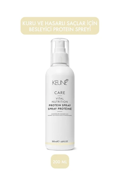KEUNE Vital Nutrition Protein Kuru Ve Hasarlı Saçları Yumuşatıcı Bakım Spreyi 200 ml - Resim 2