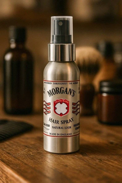 MORGAN'S POMADE Morgan's Strong Hold Spray - Güçlü Tutuşlu Doğal Görünümlü Saç Spreyi 100 ml - Resim 2